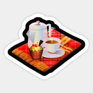 Christmas Hot Drink Sticker